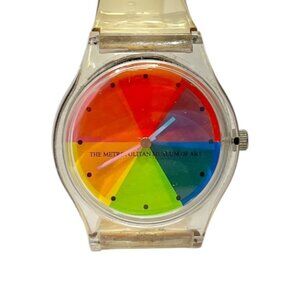 Vintage 1980s Metropolitan Museum of Art Color Wheel Watch